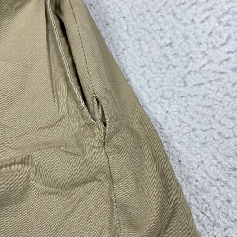 Polo Ralph Lauren Golf Shorts Mens 34 Khaki Pleated Fairway Cotton Preppy - Picture 8 of 11